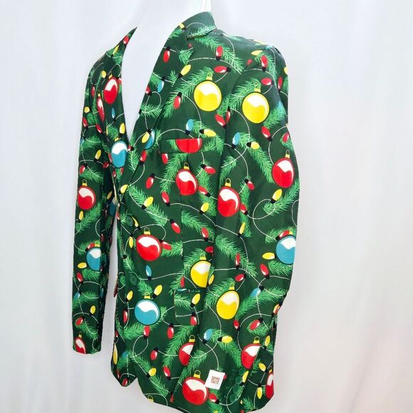 Opposuits Chistmas Lights & Ornaments Suit Jacket Men's Size Small NWT - Picture 2 of 8